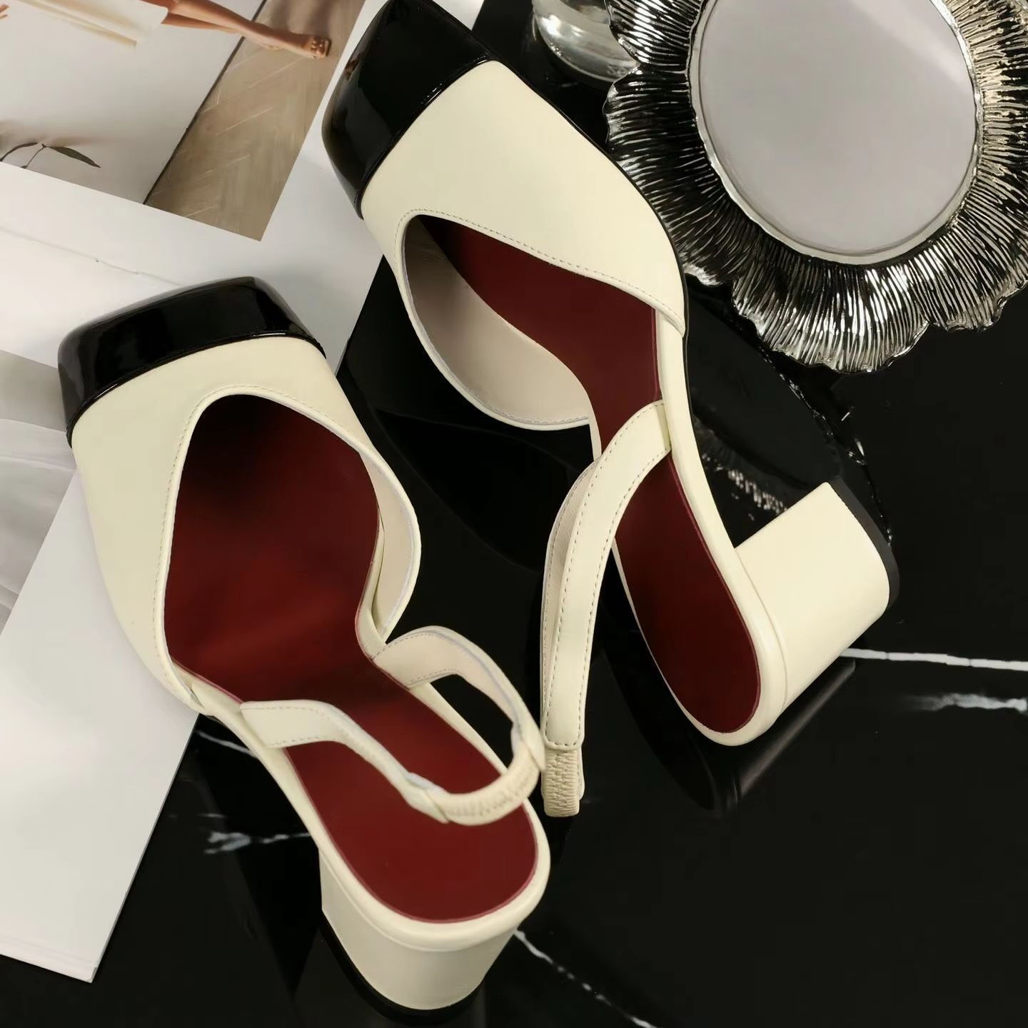 Women Shoes Sandals - Escarpins à bride arrière pour femmes,