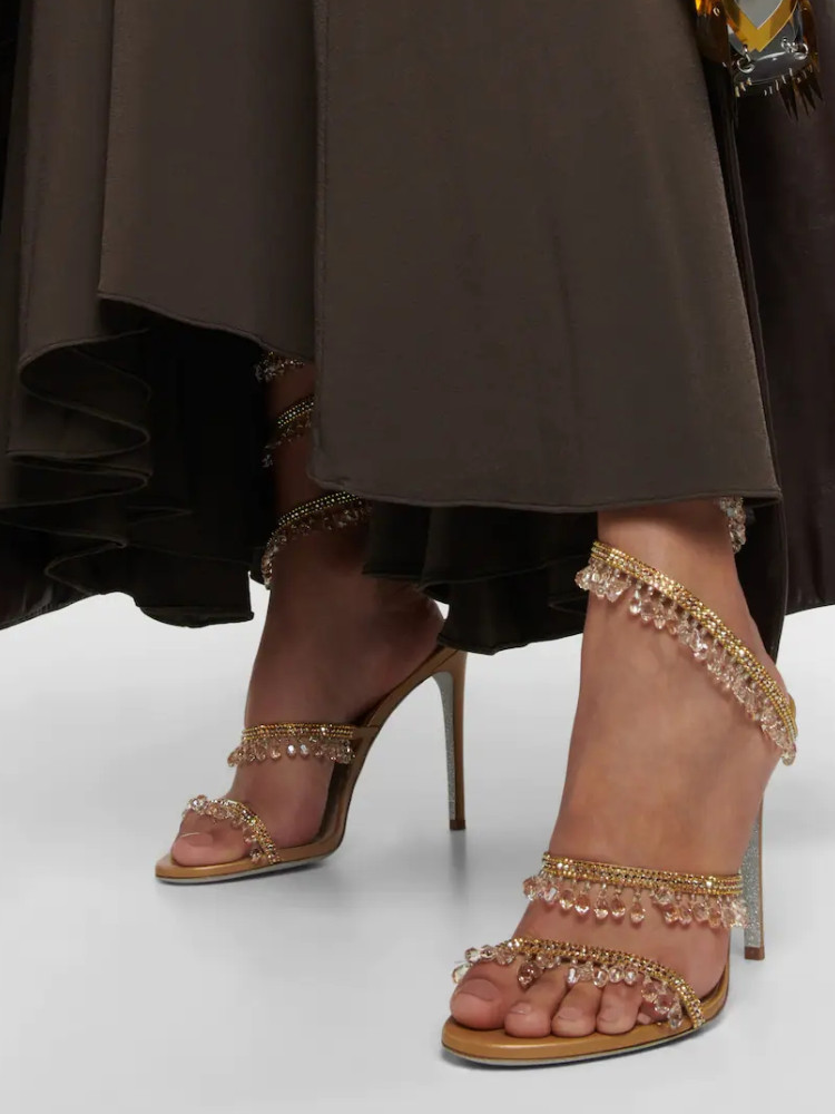 Platform Mule Heel - Nouvelles sandales femme 2026 à strass,