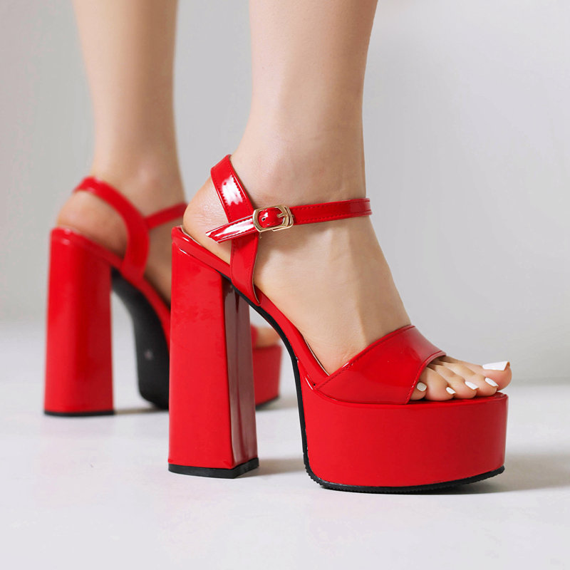 Platform Sneakers Chunky - ORCHALISA Design femmes sandales Peep Toe