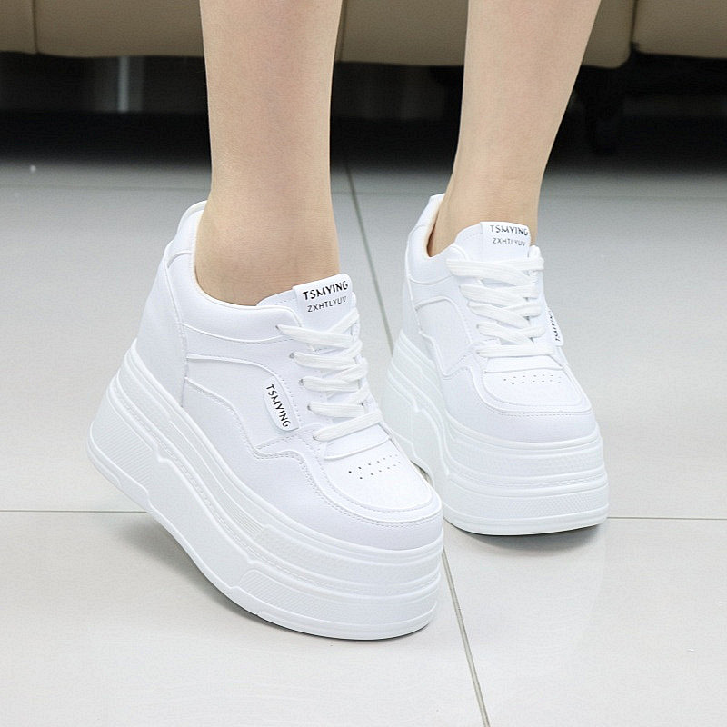 Platform Sneakers Chunky - Nouvelles baskets compensées épaisses pour femme,