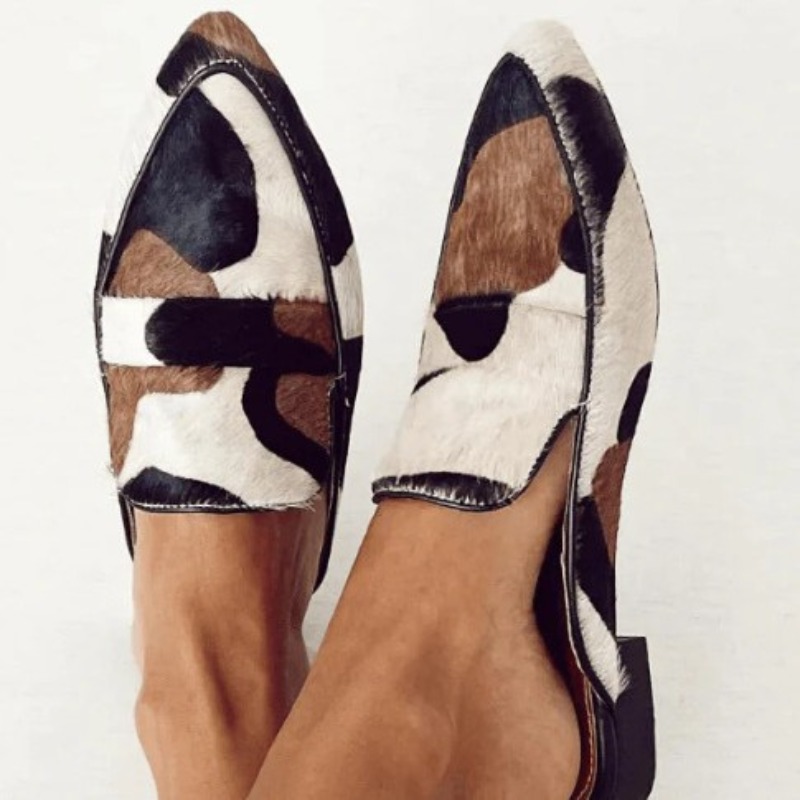 Women Shoes Loafers - Chaussures décontractées pour femmes à bout