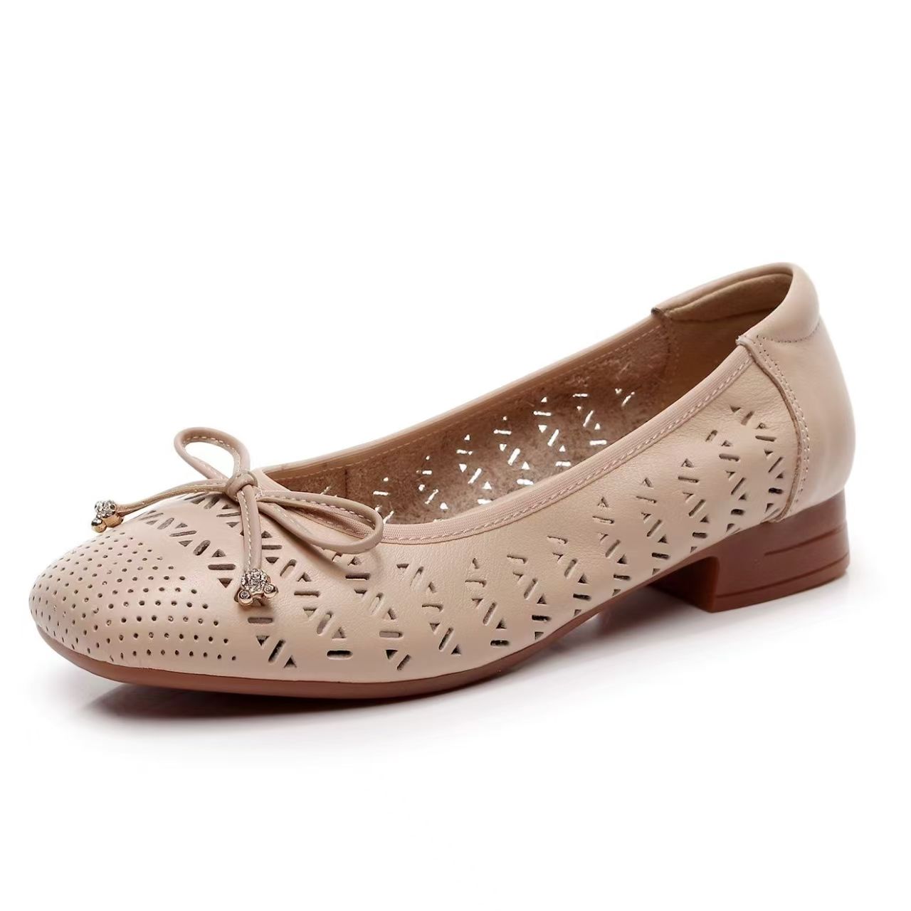 Women Shoes Sandals - Sandales plates à talon bas pour