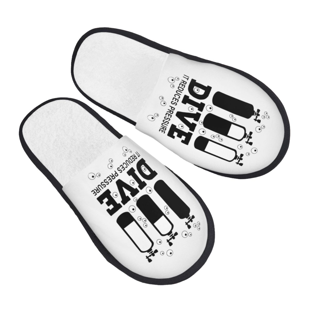 Women Shoes Quote - Pantoufles de plongée sous-marine personnalisées en