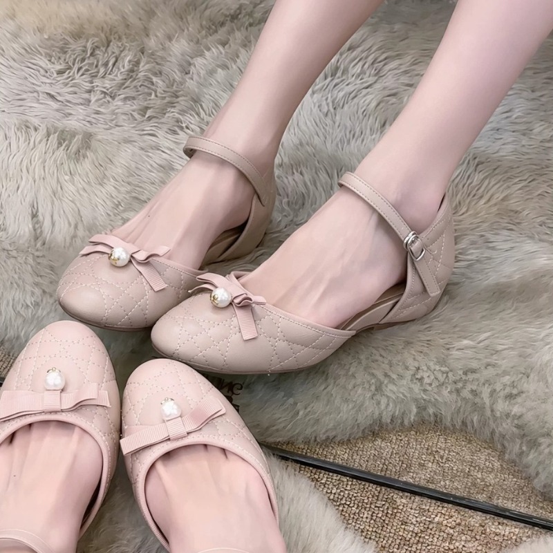 Women Shoes Sandals - Sandales Baotou françaises pour femmes, été