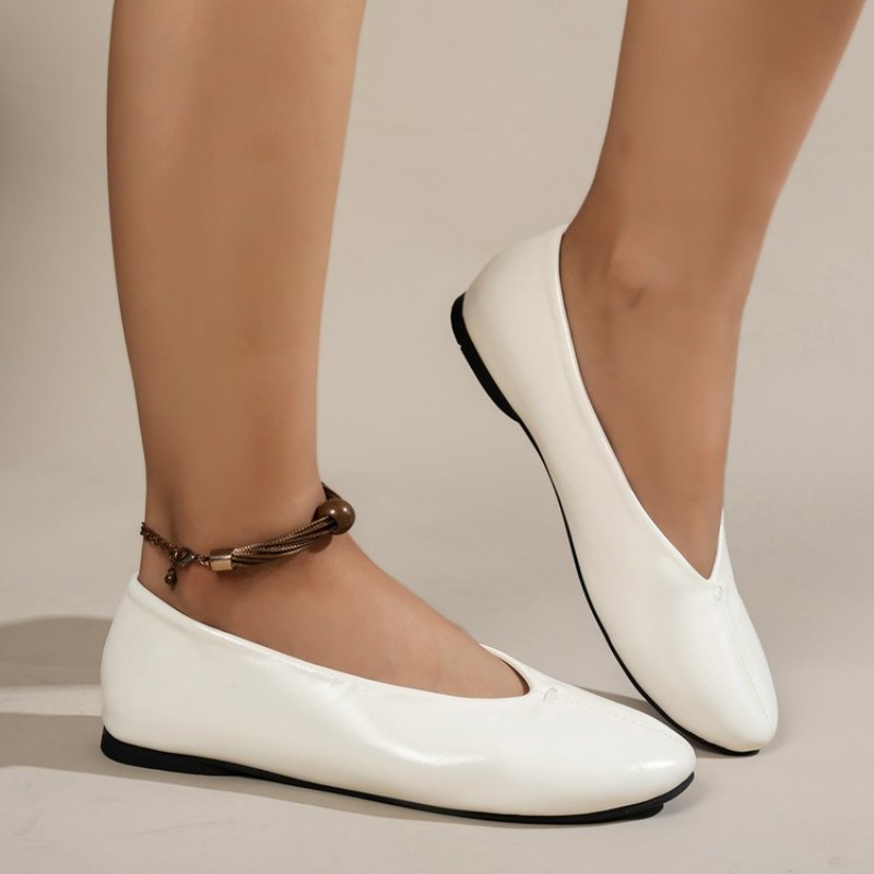 Ballet Flat Women - Chaussures plates confortables à bout rond