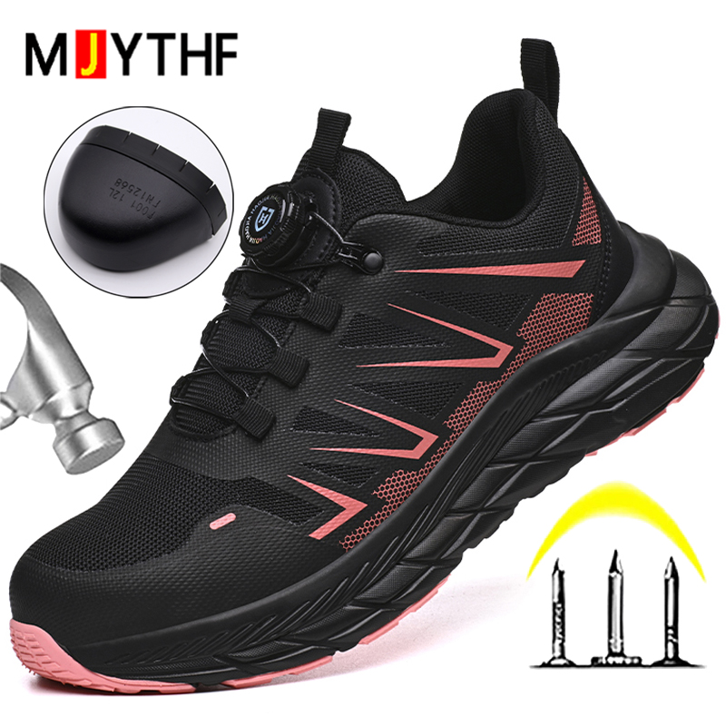 Mesh Sneaker Women - Bouton rotatif chaussures de sécurité pour