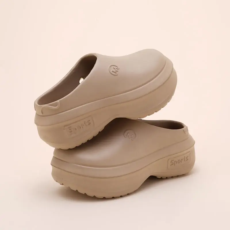 Cork Wedge Sandal - Sandales compensées épaisses pour femmes, sabots
