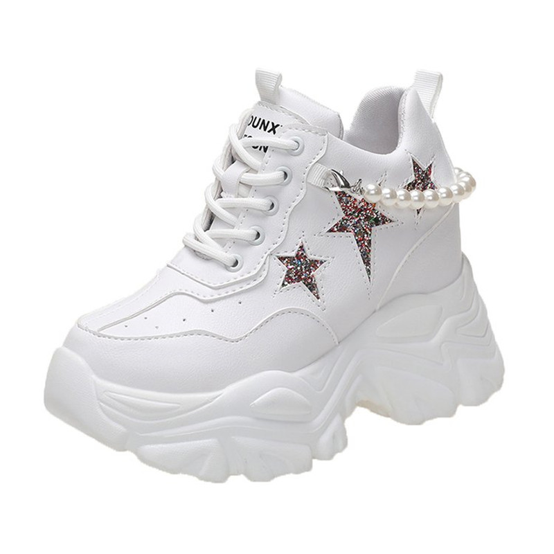 Platform Sneakers Chunky - Haute qualité haute plate-forme chaussures femme