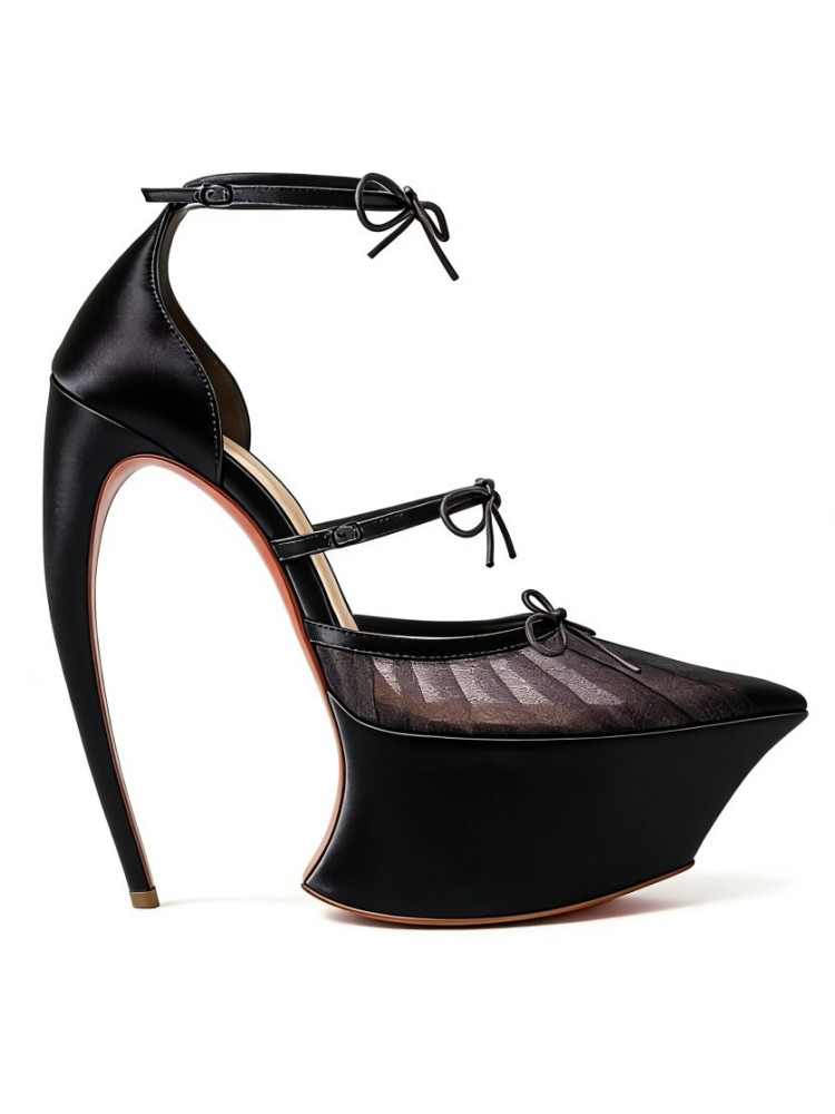 Platform Mule Heel - Nouvelles sandales de ballet à talons
