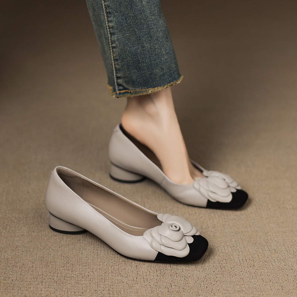 Chaussures simples à fleurs à  - Women Shoes Loafers avis et prix
