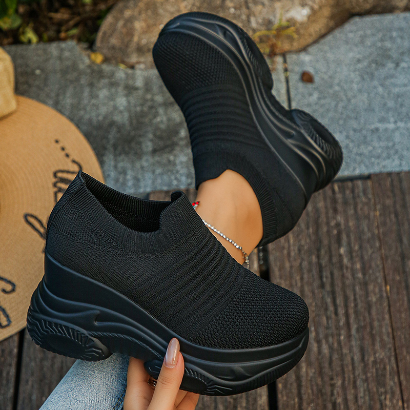 Baskets épaisses blanches tric - Mesh Sneaker Women avis et prix