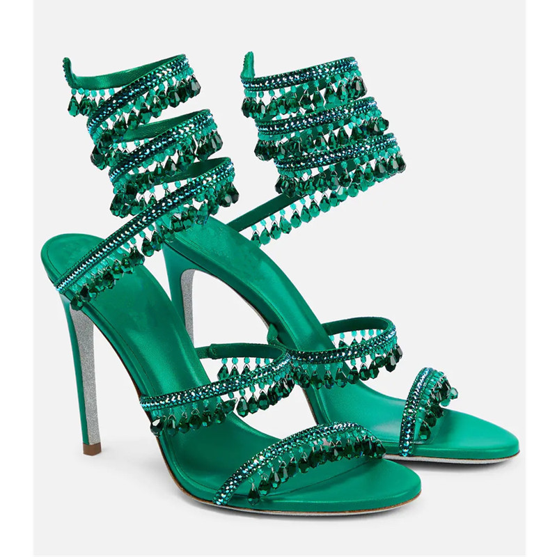 Sandales à talons aiguilles ve - Peep Toe Heels avis et prix