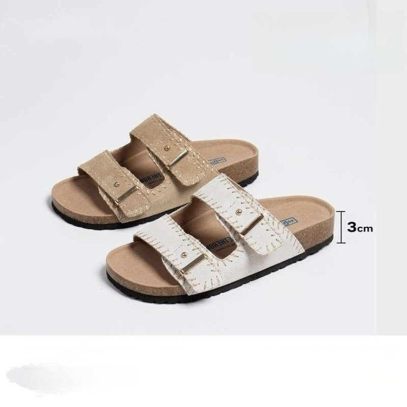 Sandales plates décontractées  - Cork Wedge Sandal avis et prix