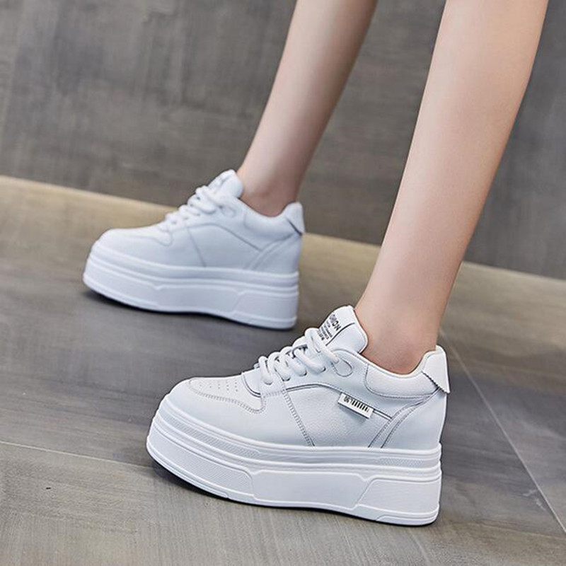 9CM en cuir véritable nouvelle - Platform Sneakers Chunky avis et prix