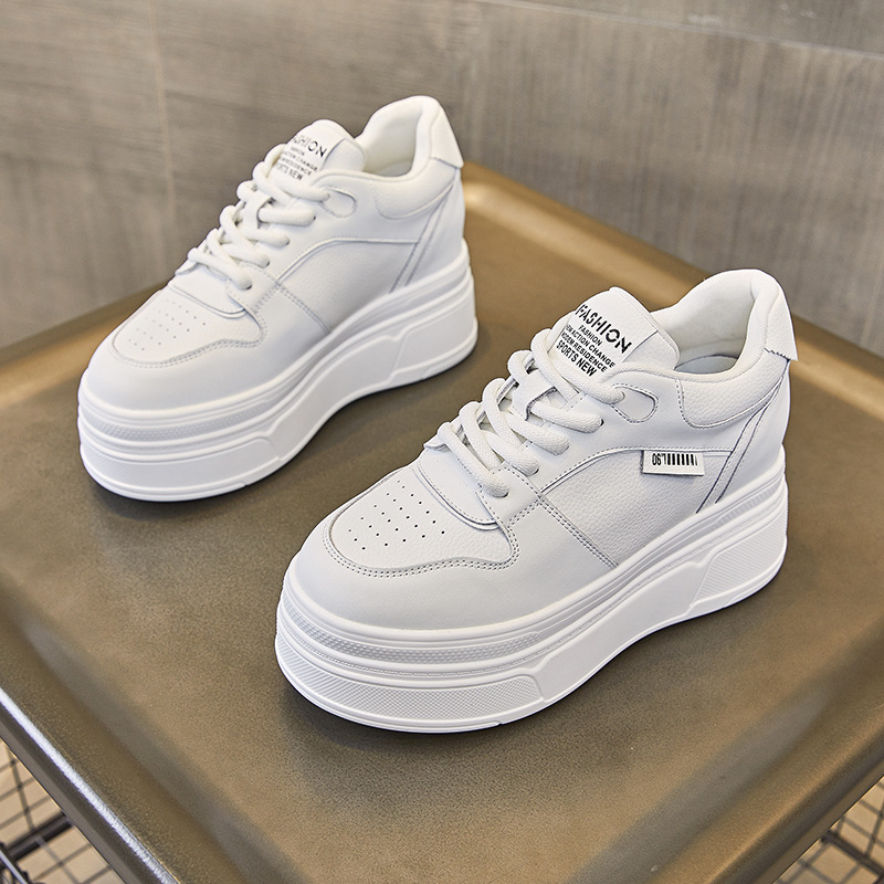 9CM en cuir véritable nouvelle - Platform Sneakers Chunky avis et prix