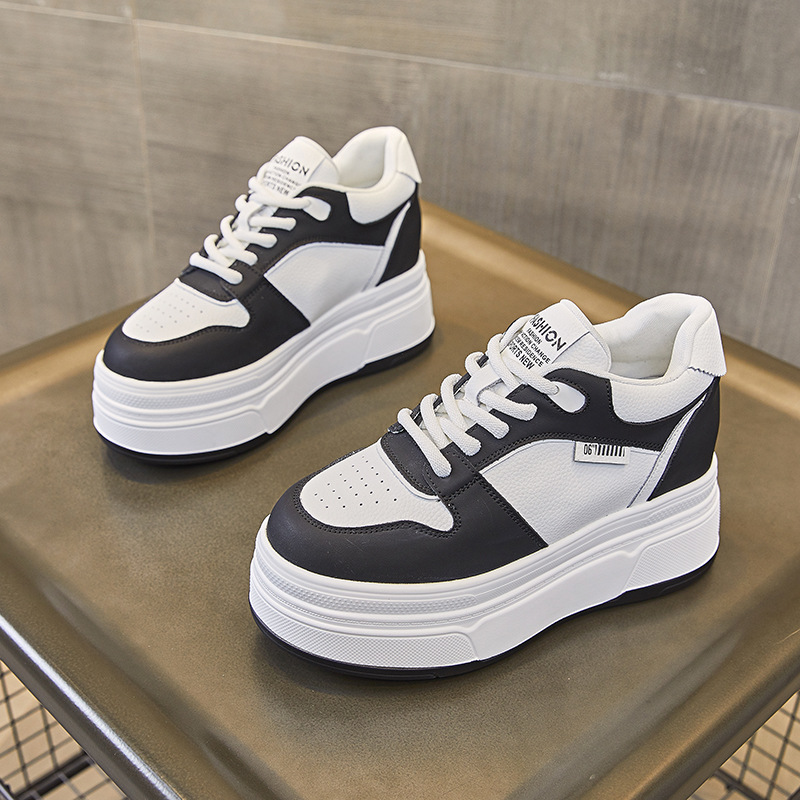 9CM en cuir véritable nouvelle - Platform Sneakers Chunky avis et prix
