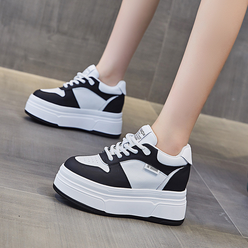9CM en cuir véritable nouvelle - Platform Sneakers Chunky avis et prix