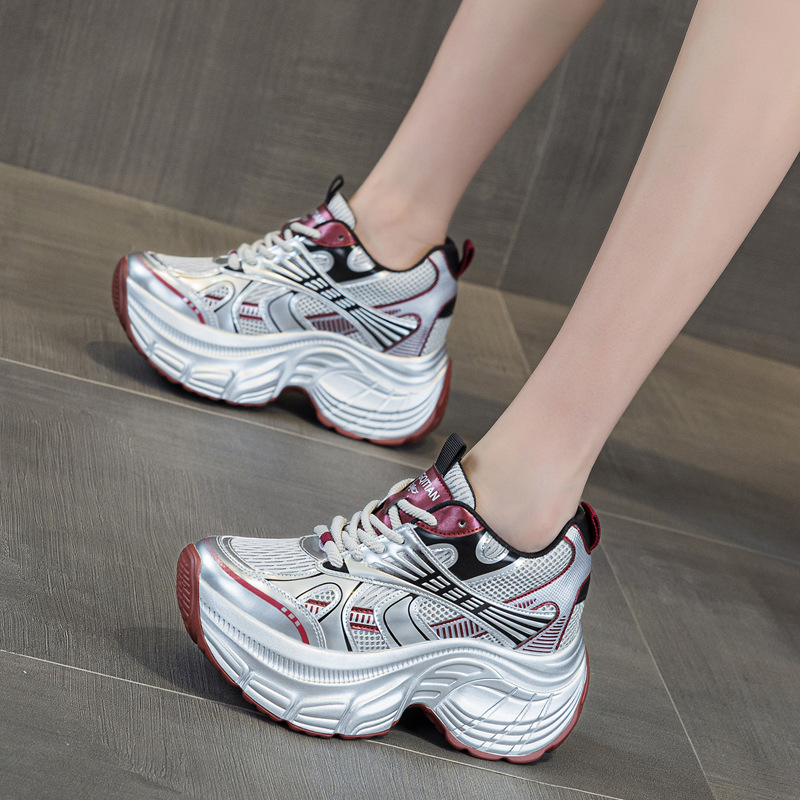 Baskets compensées 8 cm pour f - Mesh Sneaker Women avis et prix