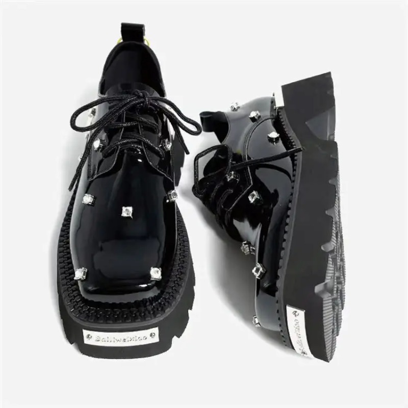 Mocassins à plateforme en cris - Platform Sneakers Chunky avis et prix