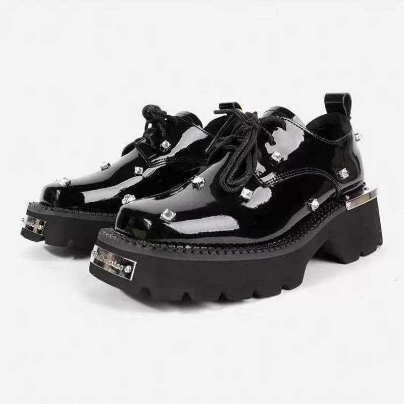 Mocassins à plateforme en cris - Platform Sneakers Chunky avis et prix