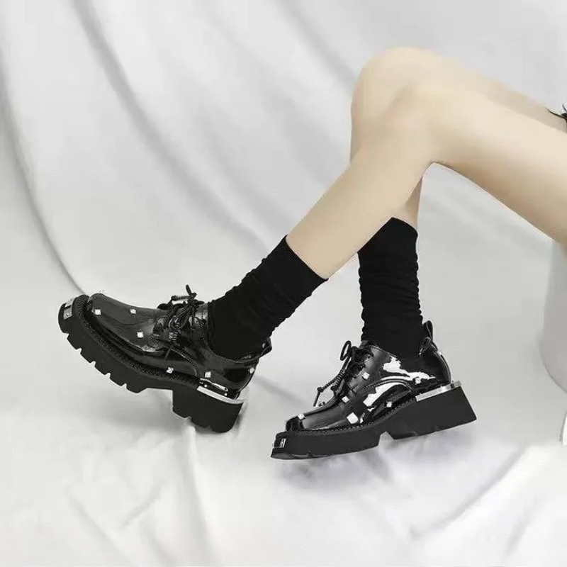 Mocassins à plateforme en cris - Platform Sneakers Chunky avis et prix