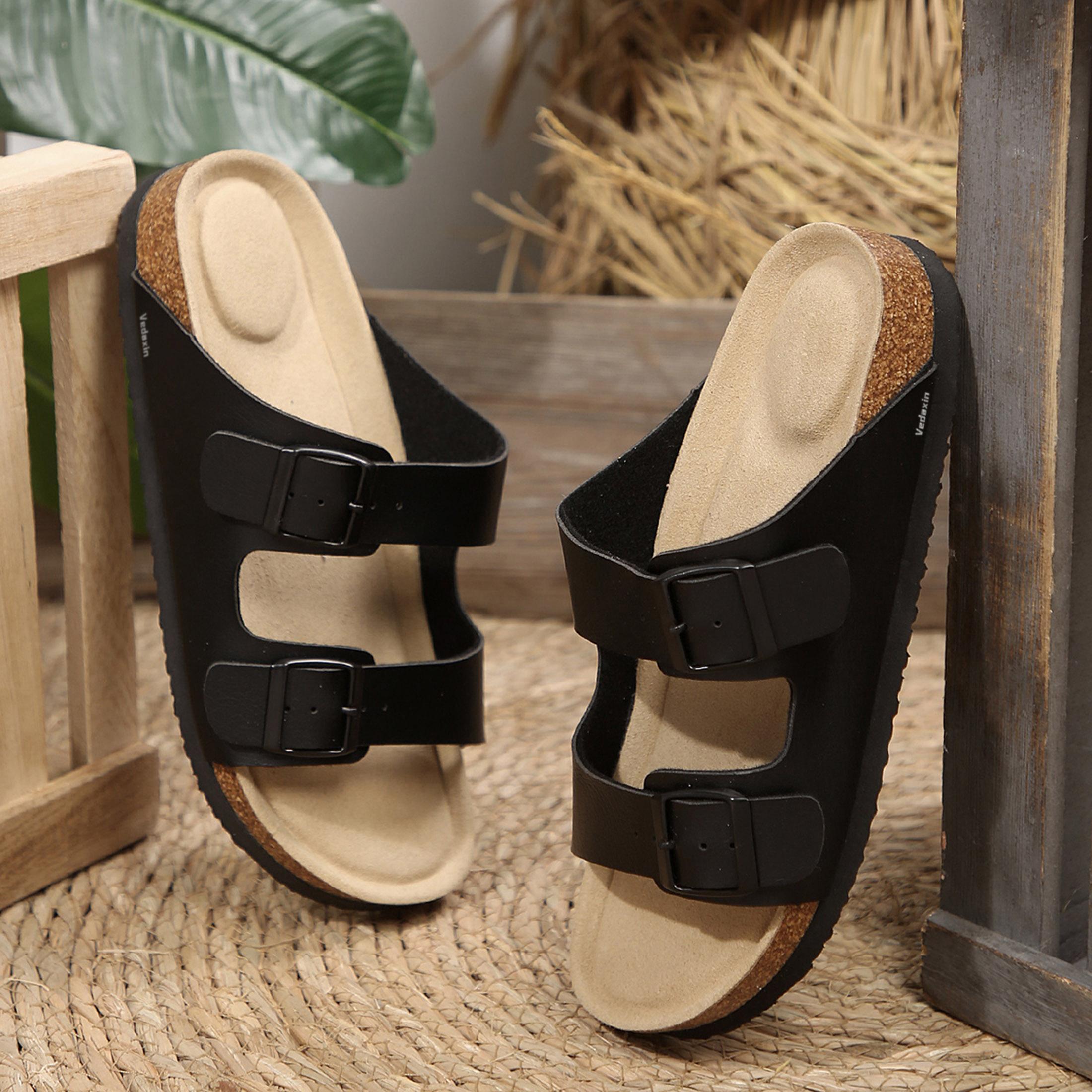 Sandales décontractées pour fe - Cork Wedge Sandal avis et prix