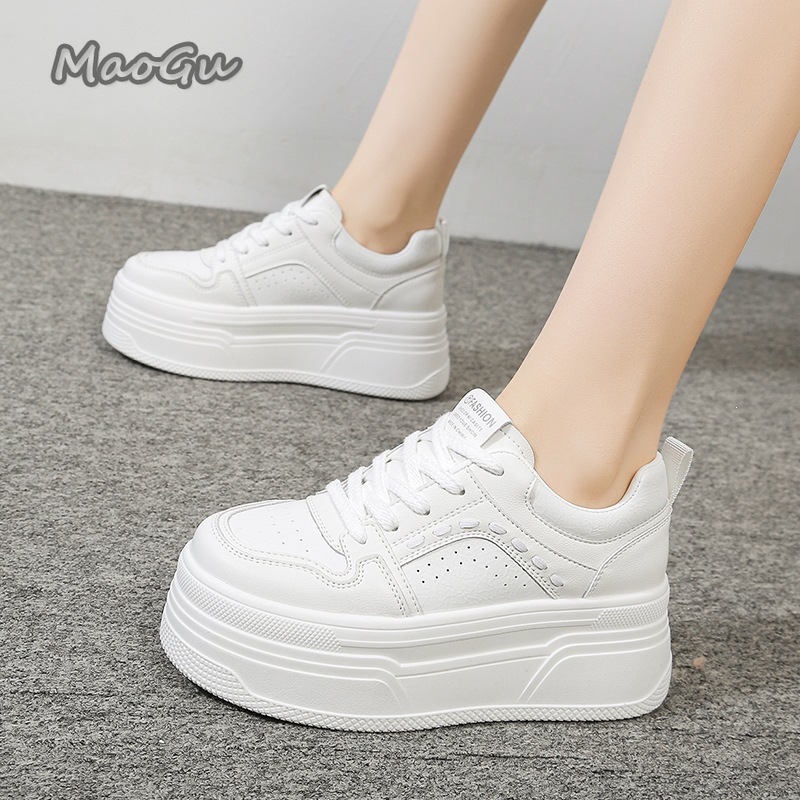Baskets blanches à plateforme  - Platform Sneakers Chunky avis et prix