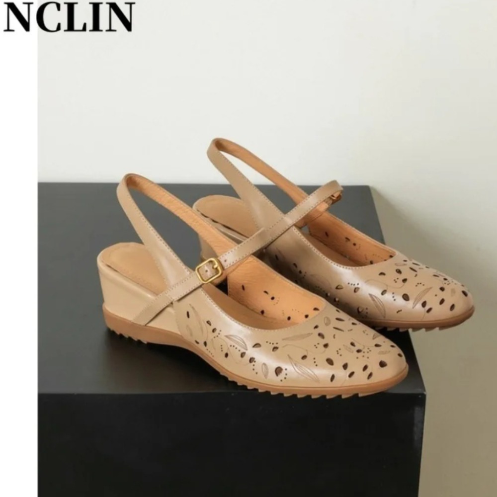 Nouvelles sandales décontracté - Cork Wedge Sandal avis et prix