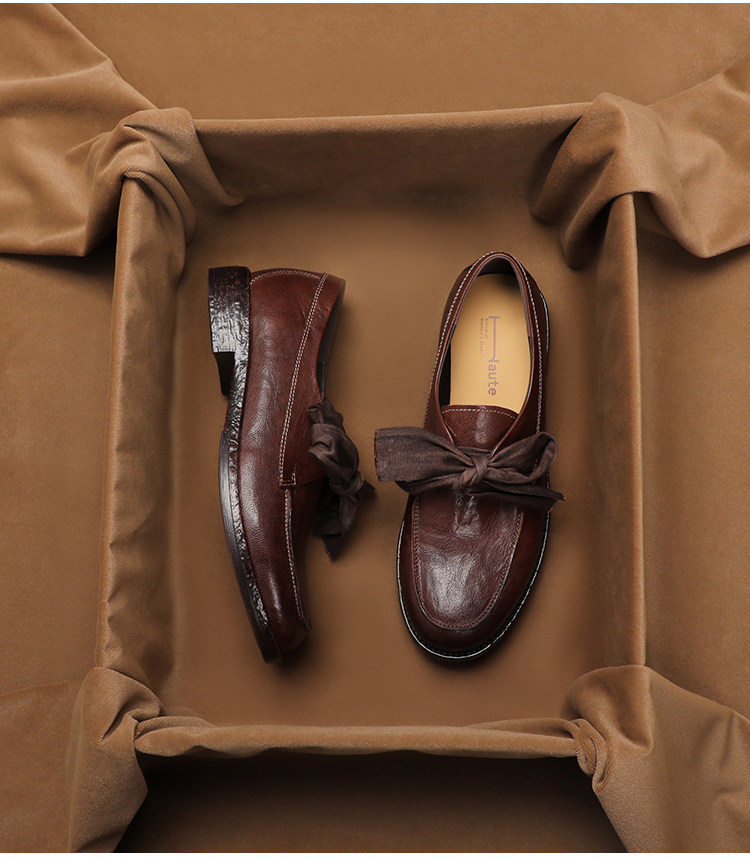 SHOEBOX ‌ Mocassins vintage de - Loafer Flat Women avis et prix