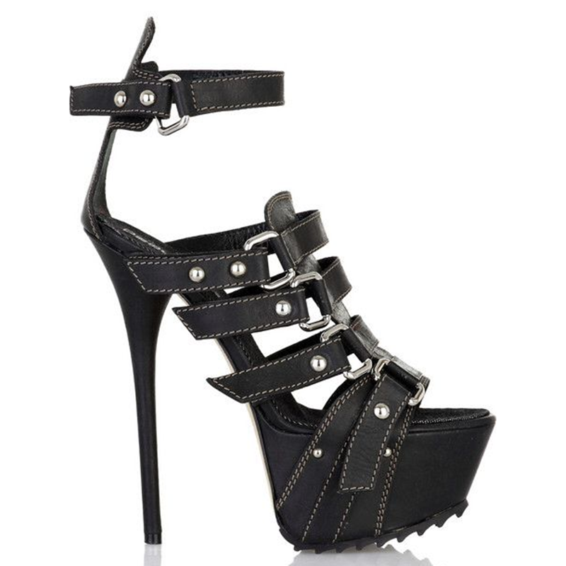 Sandales à plateforme avec bou - Peep Toe Heels avis et prix