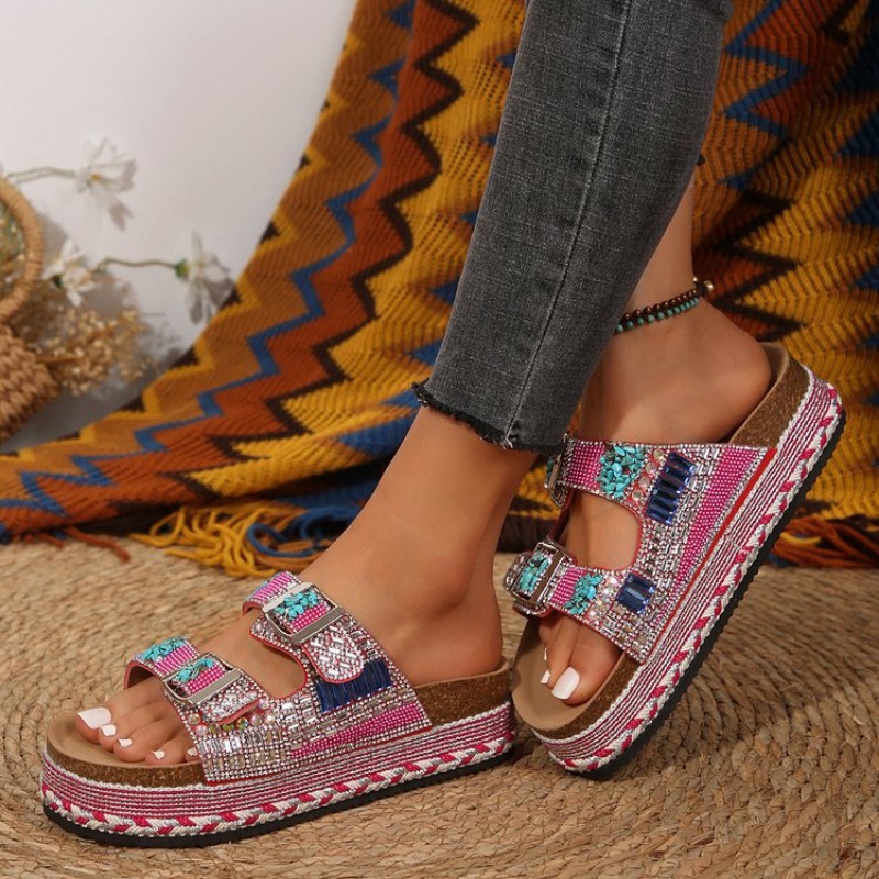 Sandales compensées à platefor - Cork Wedge Sandal avis et prix