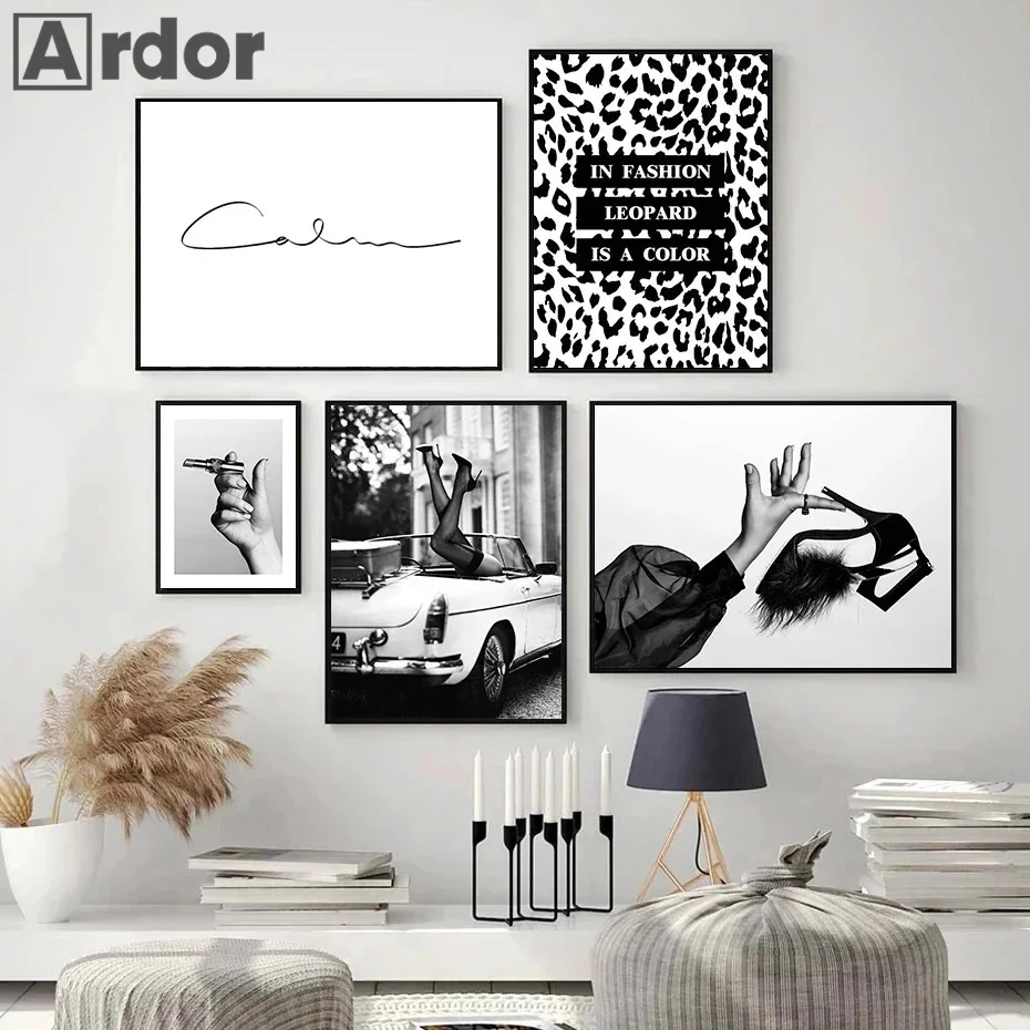 Affiche d'art mural sexy pour  - Women Shoes Quote avis et prix