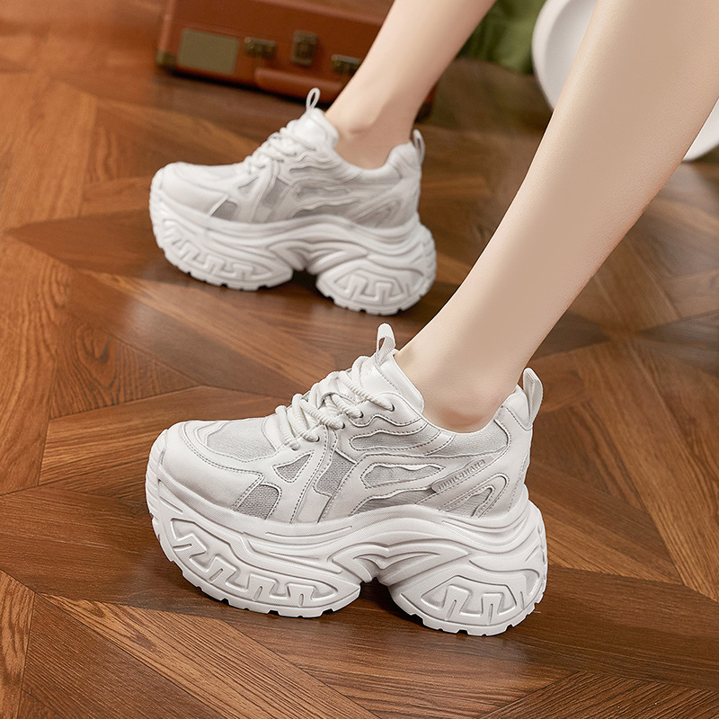 Baskets compensées tendance po - Mesh Sneaker Women avis et prix