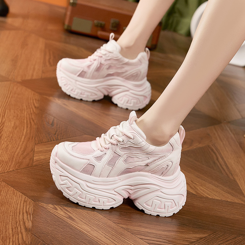Baskets compensées tendance po - Mesh Sneaker Women avis et prix