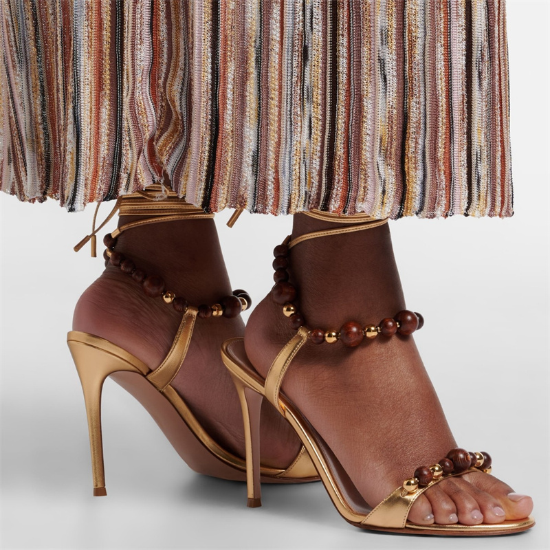 Sandales rétro de luxe en cuir - Platform Mule Heel avis et prix